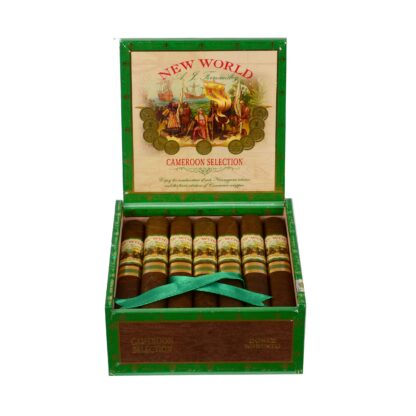 AJ Fernandez New World Cameroon Doble Robusto box with Cameroon wrapper