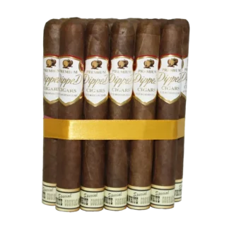 Blue Mountain Cigars Toro dipped in genuine cognac case of cigars.