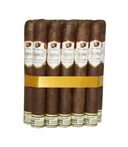 Blue Mountain Cigars Toro dipped in genuine cognac case of cigars.