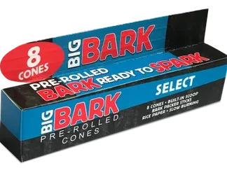 Big Bark Pre-Rolled Cones Select Rice Paper