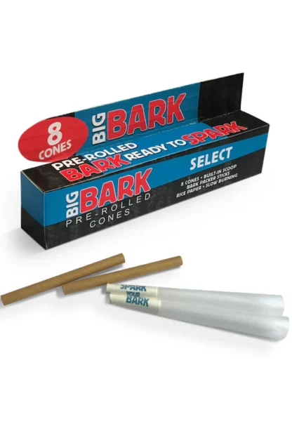 Big Bark Pre-Rolled Cones Select Rice Paper - Image 3