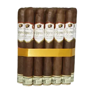 Close-up of Blue Mountain Cigar Dipped in Pure White | Toro’s wrapper.