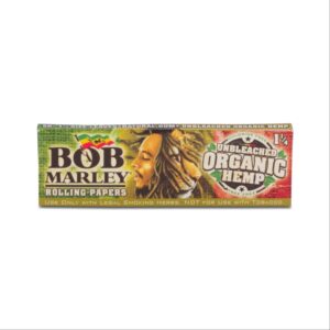 Bob Marley Unbleached Organic Hemp 1 1/4 Rolling Papers Pack.