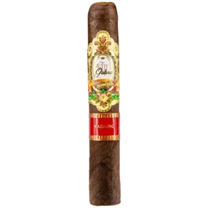 Close-up of the La Galera Maduro Chaveta with a dark San Andrés wrapper.