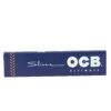 A pack of OCB Ultimate Slim Rolling Papers, showcasing the slim size and premium packaging.