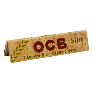 Pack of OCB Organic Hemp Slim rolling papers.