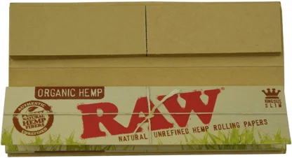 Raw Organic Hemp Rolling Paper + Tips - Image 3