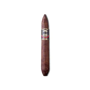 Casa Magna Extraordinarios Figurado cigar in hand with rich smoke.