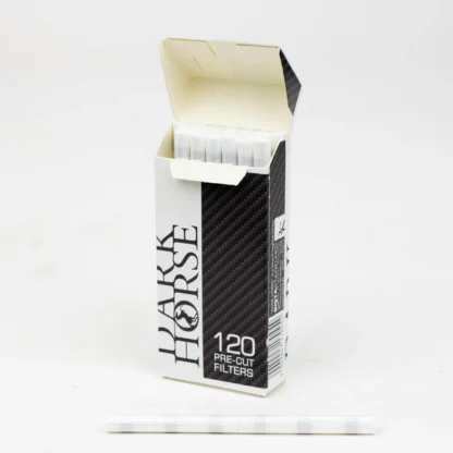 Dark Horse Pre-Cut Extra Slim Carbon Filters |120 pcs - Image 2