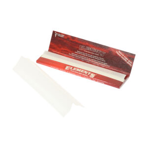 Elements Red Slim Slow Burn Rolling Papers – King Size Pack