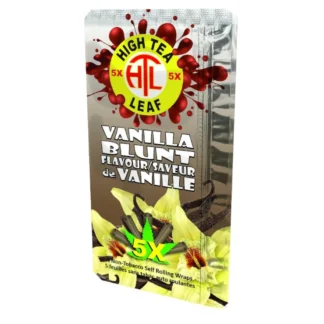 High Tea Hemp Wraps - Vanilla flavor, smooth and creamy hemp wrap for a premium smoking experience.
