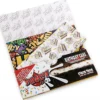 Close-up of Juicy Jay’s flavored rolling paper with birthday cake design.