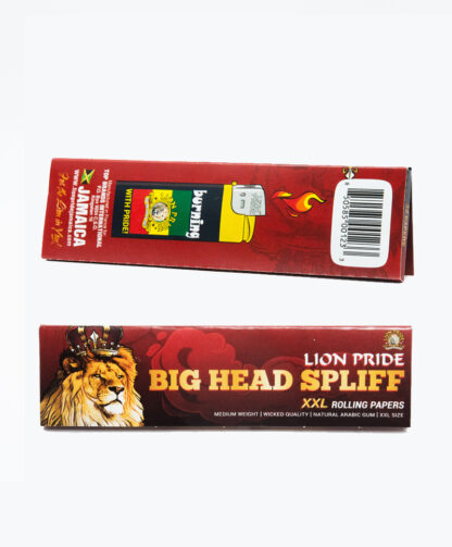Premium Lion Pride XXL Spliff Paper for extended smoking sessions.