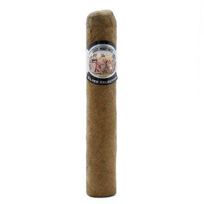 Close-up of Luis Martinez Hamilton Robusto cigar with a smooth wrapper.