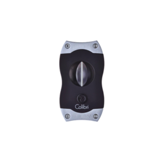 Colibri V-Cut Cutter in Black and Chrome in color.