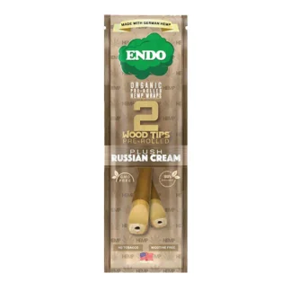 ENDO Plush Organic Russian Cream Wraps packaging,