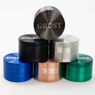 Various Ghost metal grinders and colours.