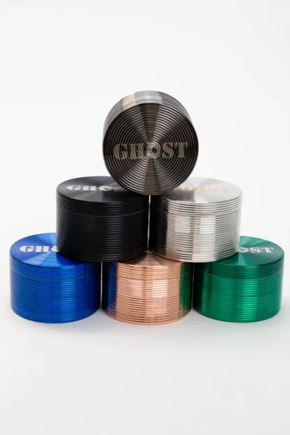 Various Ghost metal grinders and colours.