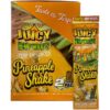 Open Juicy Jay’s Pineapple Shake hemp wraps packaging single pack.