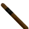 Close-up of Psyko Seven Maduro Toro showing rich, oily texture with a Canadian cigar band.
