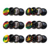 Rasta leaf grinders open to display layers.