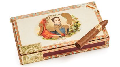 Bolivar Belicosos Cuban box of 25 Cigars.