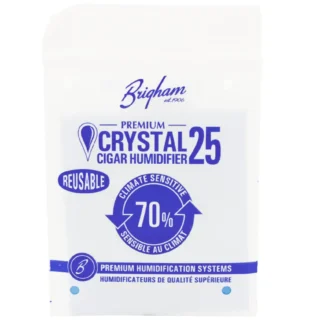 Brigham Crystal Humidifier pack for to keep your tobacco and cigars fresh.