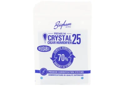 Brigham Crystal Humidifier pack for to keep your tobacco and cigars fresh.