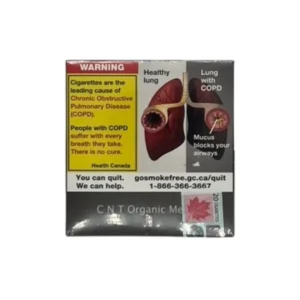 CNT Organic Cigarettes King size pack with 20.