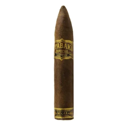 Drew Estate Tabak Especial Oscuro Belicoso – a premium coffee-infused cigar with a dark maduro wrapper, rich espresso notes, and smooth draw.