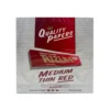 A box of Rizzla+ Medium Thin Rolling Paper.