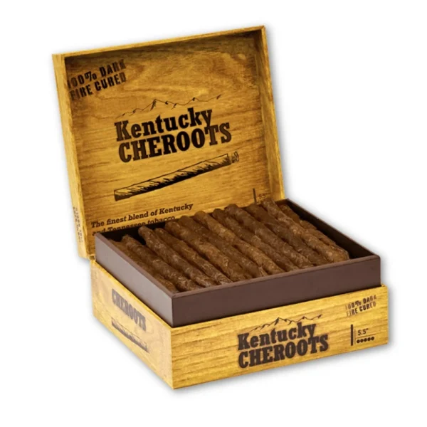 A box of 40 Kentucky Cherooots cigar.