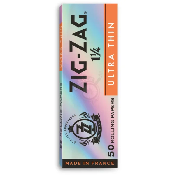 A single pack of Zig Zag Ultra Thin verticalm view.