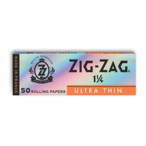 Zig Zag Ultra Thin 1 1/4 Single Pack – front view on white background.