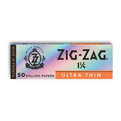 Zig Zag Ultra Thin 1 1/4 Single Pack – front view on white background.