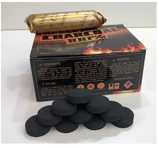 Applewood Hookah Coconut Charcoal | Easy Light 33mm