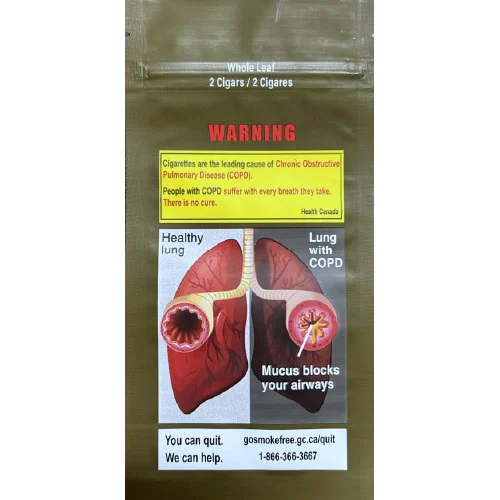 Whole leaf Tobacco in rolled as cigars, dark or natural brown shade.